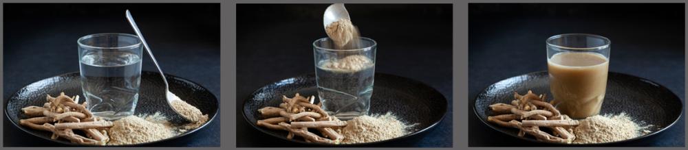 Zelf ashwagandha-thee maken