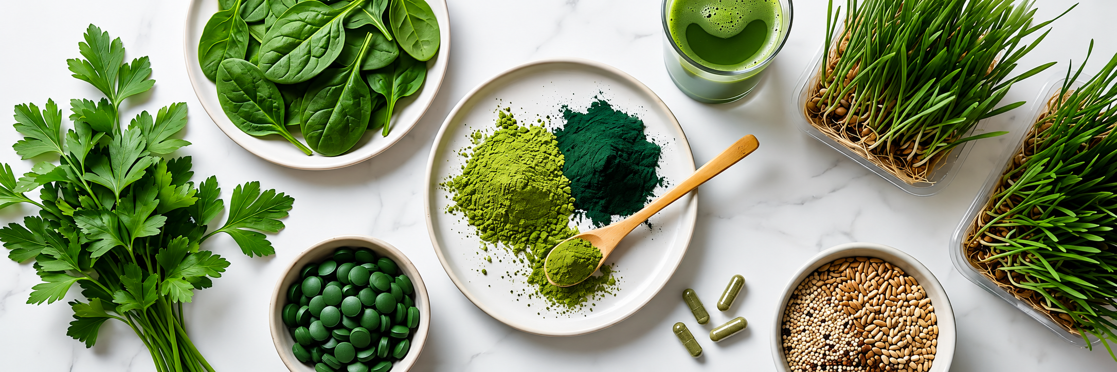 Alles over chlorofyl: Natuurlijk bladgroen in superfoods