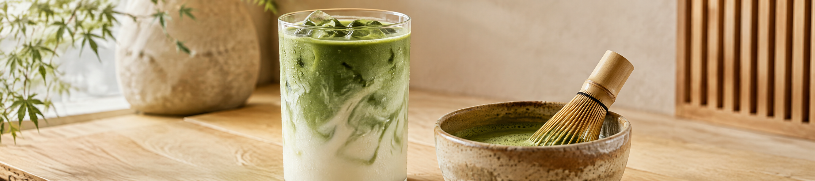 Matcha Latte maken en Iced Matcha Latte